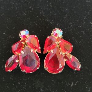Vintage Rhinestone Earrings